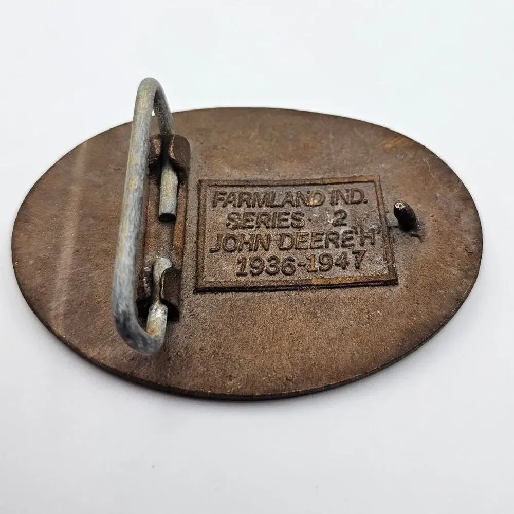 John Deere H 1936-1947 Farmland Ind Ser 2 Belt Buckle Coop Lubricants Super TMS